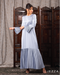 Pleated Satin A-Line Dress 60861